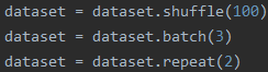用代碼詳解tensorflow中dataset.shuffle、dataset.batch、dataset.repeat順序區(qū)別