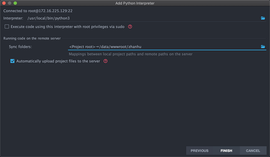 怎么在mac中配置Pycharm遠(yuǎn)程連接服務(wù)器