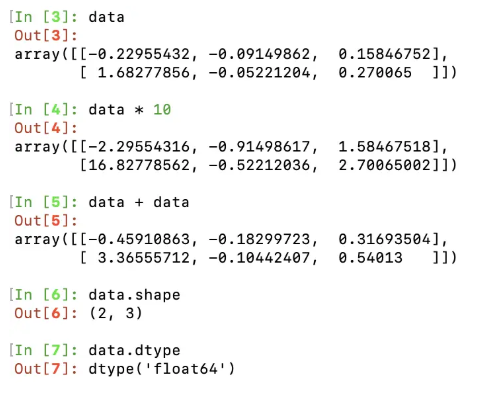 Python numpy多维数组实现原理详解