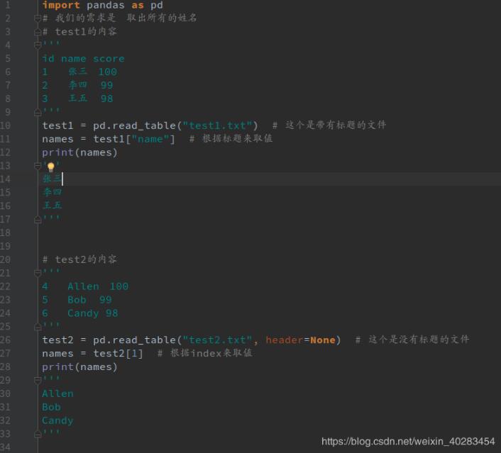 如何使用pandas讀取txt文件中指定的列(有無(wú)標(biāo)題)