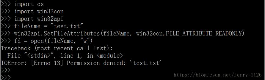 使用Python怎么在Windows平台中修改文件属性