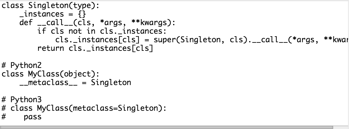 Python单例模式的四种创建方式实例解析