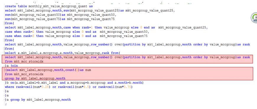 python多维数组分位数的求取方式