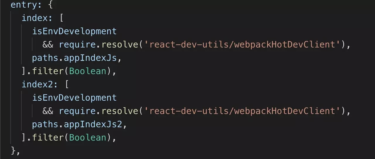 react MPA多頁配置的示例分析