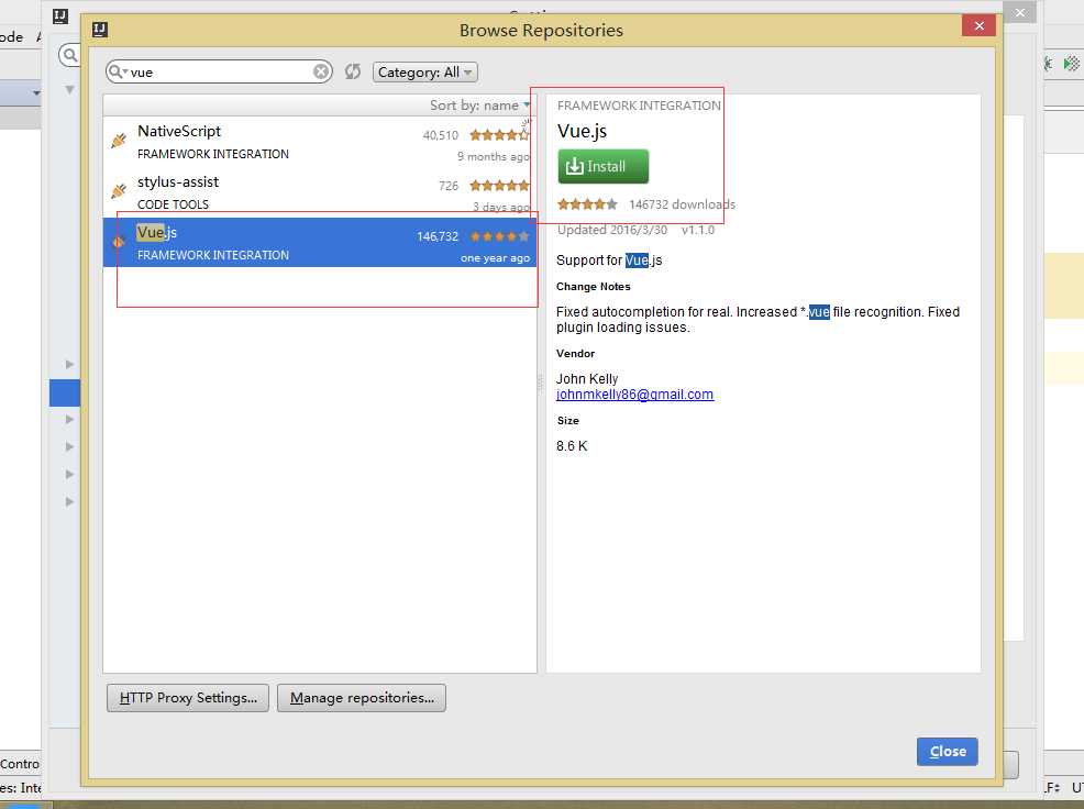 IDEA安装vue插件图文详解
