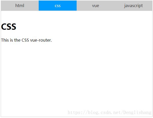 Vue.js路由實現(xiàn)選項卡簡單實例