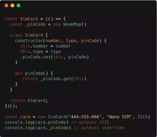 ES6 Class中实现私有属性的一些方法总结