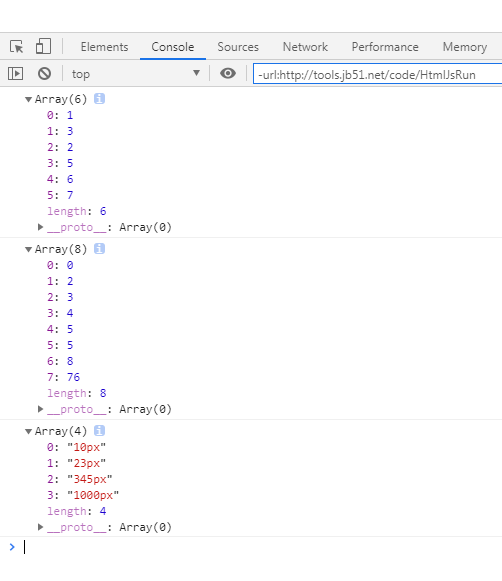 javascript数组常见操作方法实例总结【连接、添加、删除、去重、排序等】