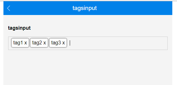 vue组件中的TagsInput