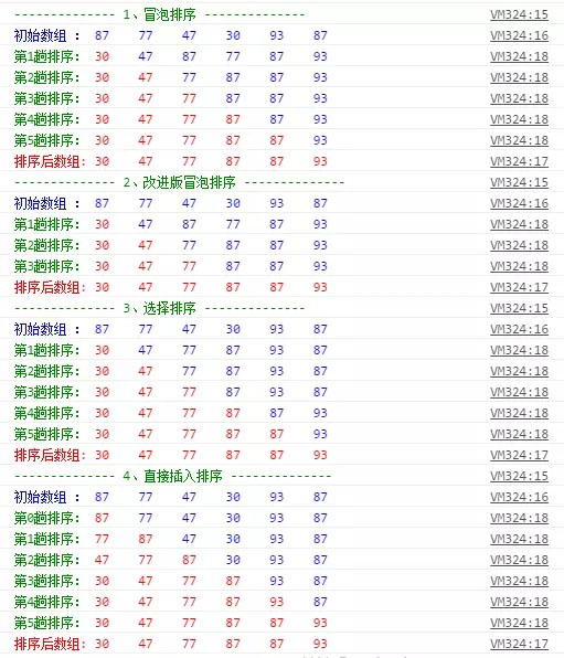 JavaScript實(shí)現(xiàn)的九種排序算法