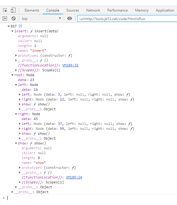 JavaScript数据结构与算法之二叉树插入节点、生成二叉树的示例分析