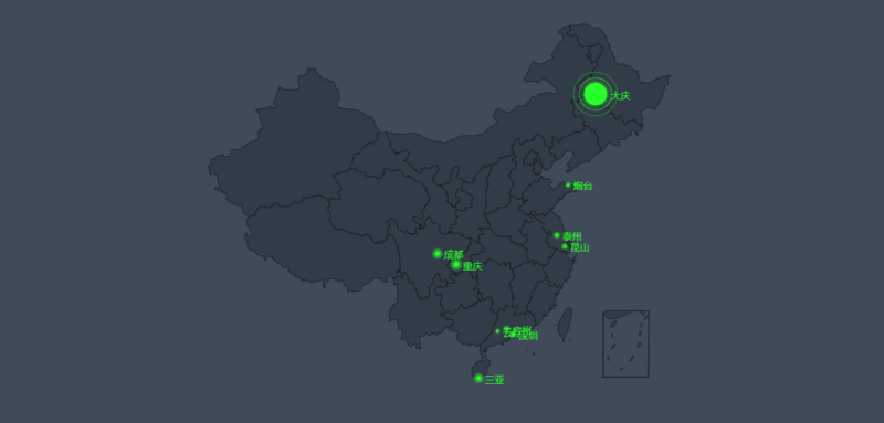 React 使用recharts实现散点地图的示例代码