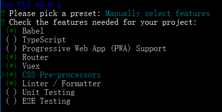 vue-cli3.0脚手架怎么搭建项目