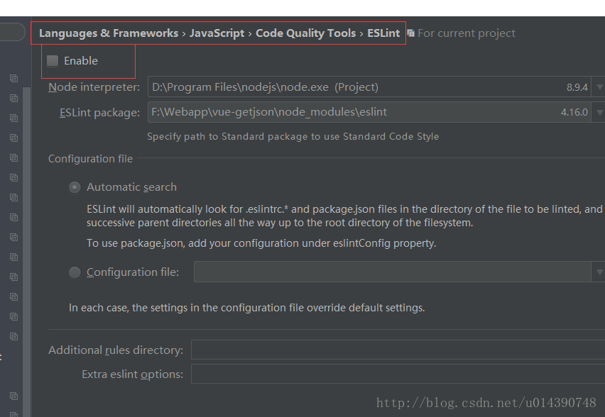 webstorm中怎么配置Eslint