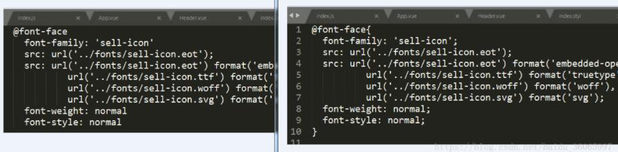 Vue2.x中利用@font-size引入字體圖標(biāo)報錯的解決方法