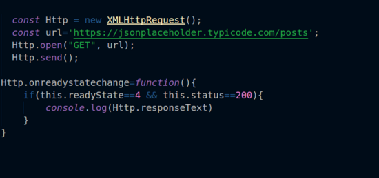 利用JavaScript怎么发送一个HTTP请求