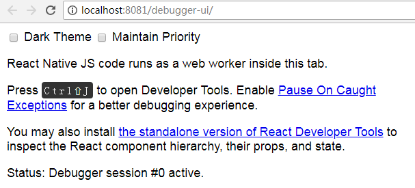 React Native基础入门之调试React Native应用的一小步