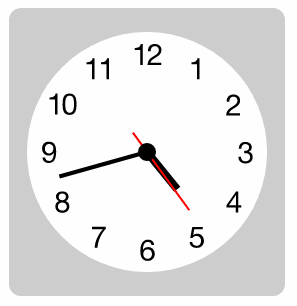 JavaScript实现仿Clock ISO时钟