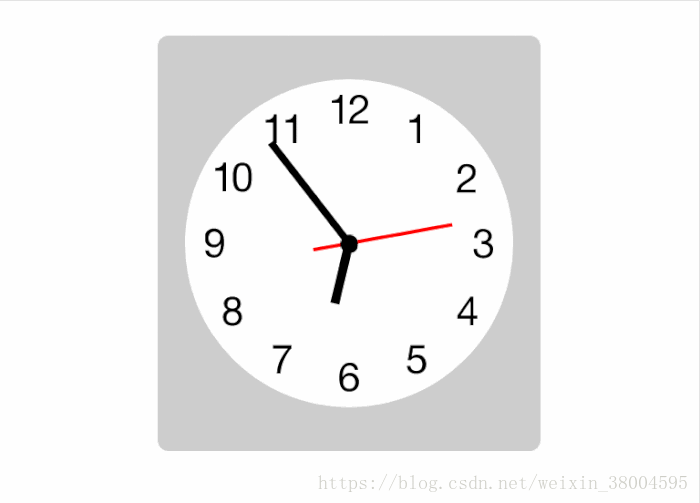 JavaScript实现仿Clock ISO时钟