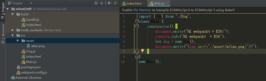 Webpack + ES6最新环境如何搭建与配置