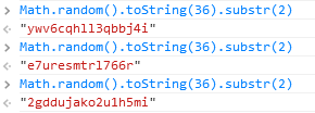 使用JavaScript怎么生成由字母数字组合的随机字符串