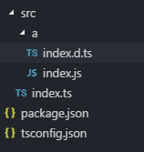 js如何捆绑TypeScript声明文件