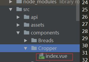 vue-cli结合Element-ui基于cropper.js封装vue实现图片裁剪组件功能的示例