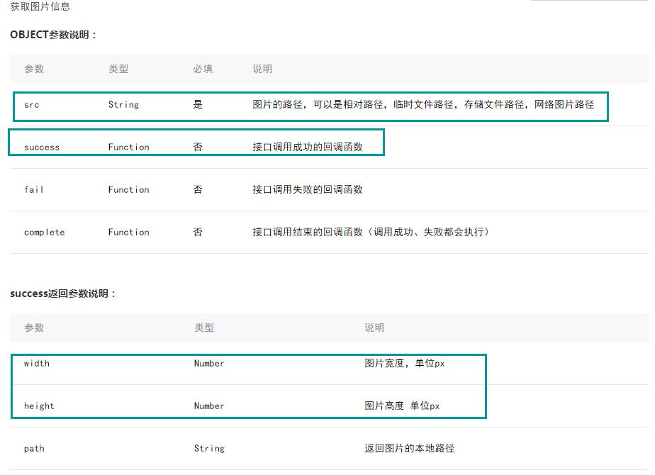 微信小程序wx.getImageInfo()获取图片信息的方法