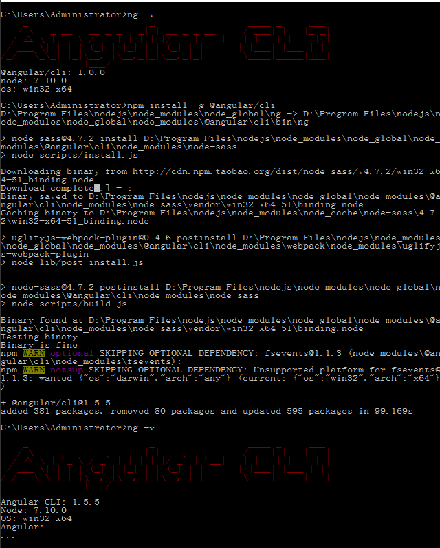 Angular CLI如何安装使用