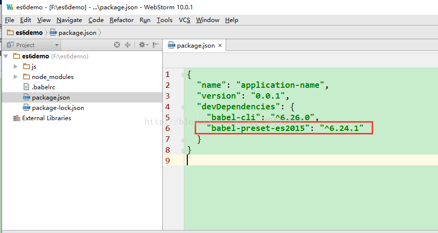 详解设置Webstorm 利用babel将ES6自动转码成ES5