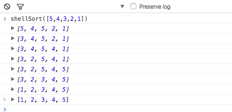 javascript中排序算法的示例分析