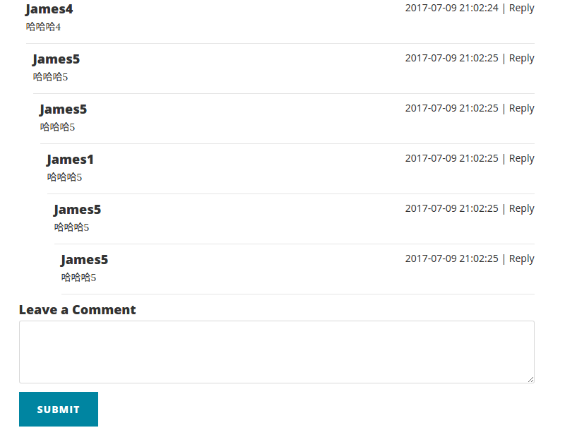 Angular如何实现类似博客评论的递归显示