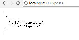 Vue-cli如何使用json server在本地模拟请求数据