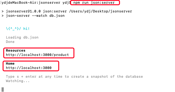 JsonServer如何安装启动