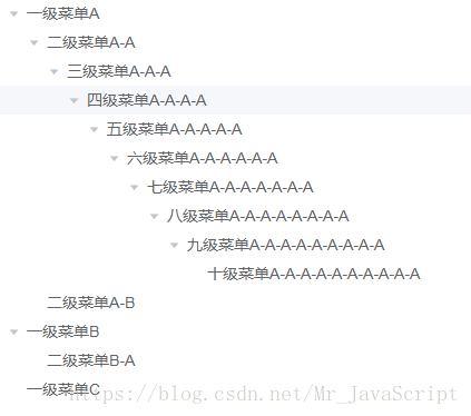 使用JavaScript怎么实现一个无限层级的树形数据结构