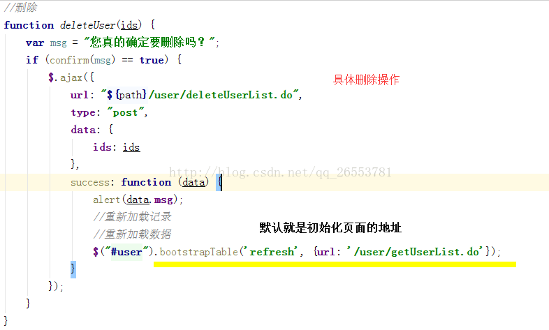 Bootstrap中Table删除和批量删除的示例分析