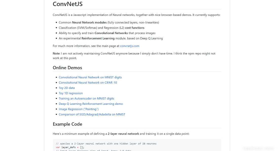 聊聊那些使用前端Javascript实现的机器学习类库