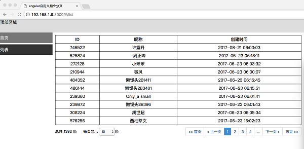 Angularjs自定义指令实现分页插件(DEMO)