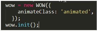 JS库之wow.js使用方法