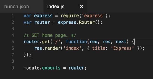 如何使用Visual Studio Code对Node.js进行断点调试