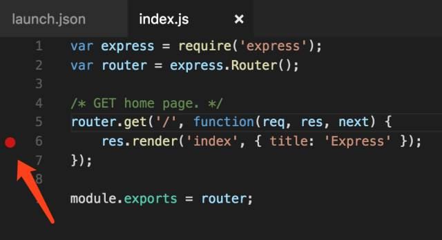如何使用Visual Studio Code对Node.js进行断点调试