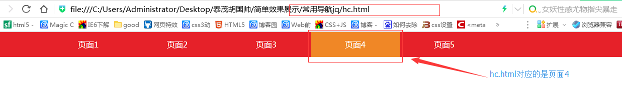 jQuery动态添加.active如何实现导航效果