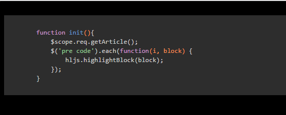 js使用highlight.js高亮你的代碼