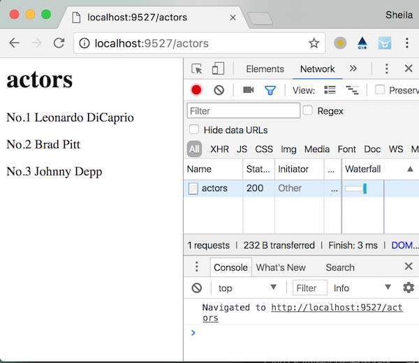 使用Node.js实现简易MVC框架的方法