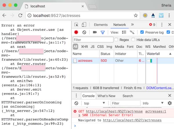 使用Node.js实现简易MVC框架的方法