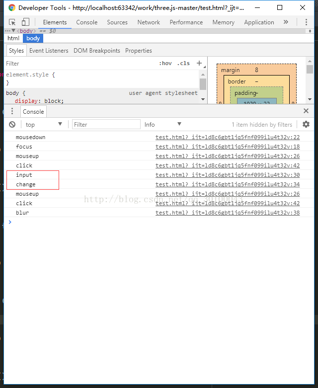 javascript中select框触发事件的过程