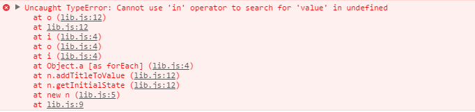 JavaScript程序出現(xiàn)Cannot use 'in' operator to search錯誤怎么辦