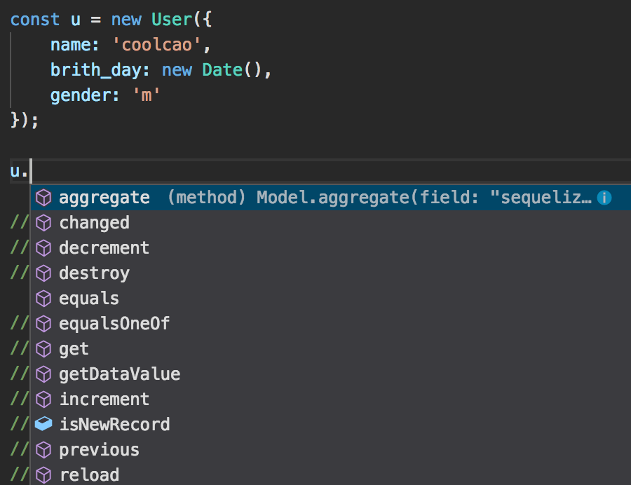 使用types增强vscode中javascript代码提示功能